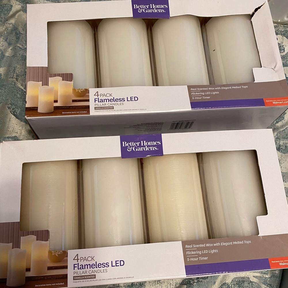 Frameless candles
